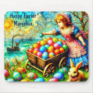 MARGEAUX ~ EASTER Vintage painting ~ Mouse Pad
