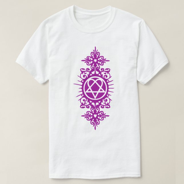 Margera Heartagram   T-Shirt (Design Front)
