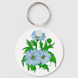 Margeriten Blume Keychain