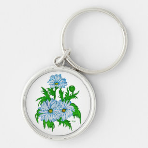 Margeriten Blume Keychain