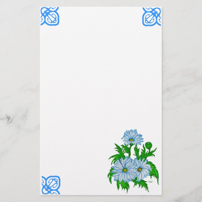 Margeriten Blume Stationery (Front)