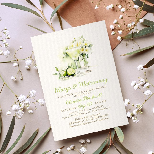 Marges et mariage Invitation à la douche nuptiale (Créateur téléchargé)