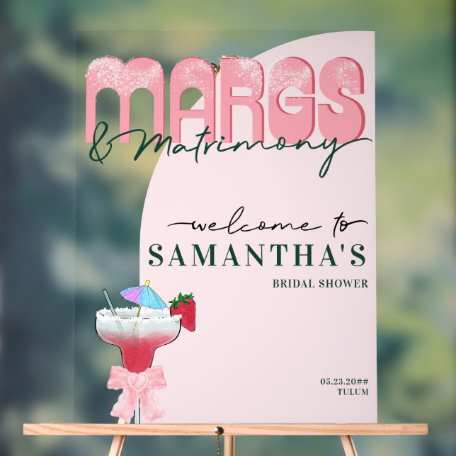 Marges Mariage Tequila Bach Fête des mariées Bienv (Neutre)