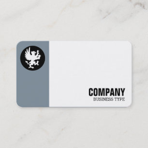 Margin Circle - Griffin - Cool Grey 7e8f9c Business Card