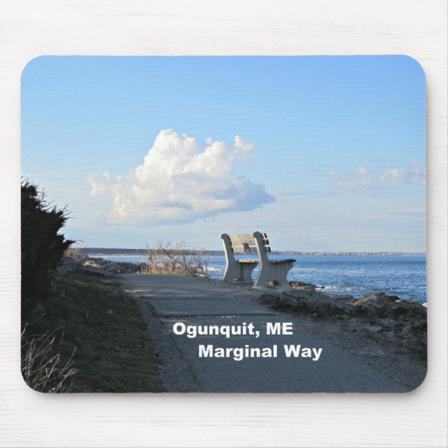 Marginal Way, Ogunquit, Maine Mouse Pad (Front)