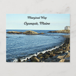 Marginal Way, Ogunquit, Maine Postcard