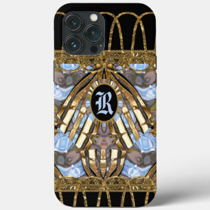 Margo Spray Unique Elegant Monogram  iPhone 13 Pro Max Case