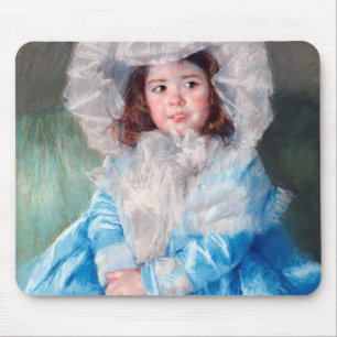 Margot in Blue, Mary Cassatt Mouse Pad