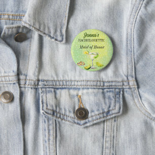 Margs and Matrimony Bachelorette Party  2 Inch Round Button