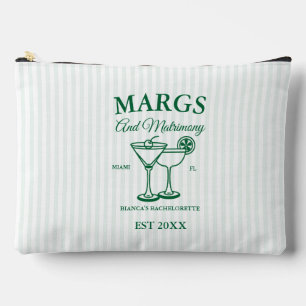 Margs and Matrimony  Beach Bachelorette party  Accessory Pouch