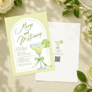 Margs And Matrimony Bridal Shower Invitation