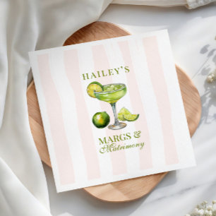 Margs & Matrimony Margarita Bridal Shower Napkin