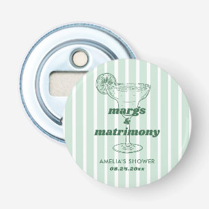 Margs & Matrimony Retro Bachelorette Bridal Shower Bottle Opener