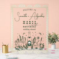 Margs Matrimony Skull Fiesta Couple Shower Welcome