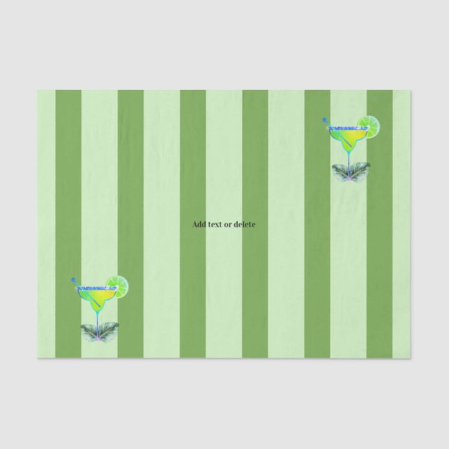 Margs Matrimony Tequila Bridal Shower Bachelorette Tissue Paper (Front)