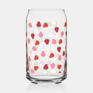 marguerite à fraise fleurie en verre