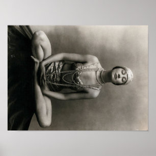 Marguerite Agniel in Meditation Pose Poster