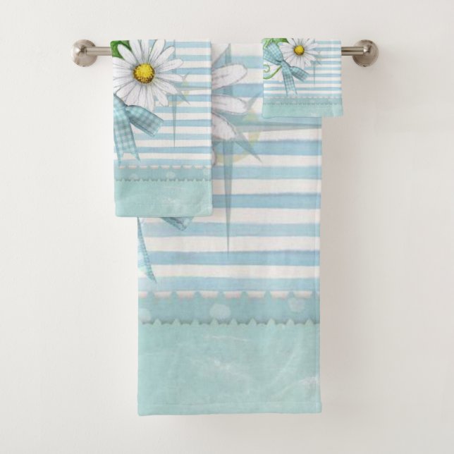 Marguerite avec les rayures bleues (En situation)