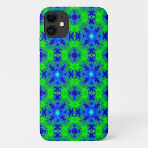 Marguerite , Daisies flowers in blue green iPhone 11 Case