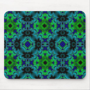 Marguerite , Daisies Flowers in Retro Style Mouse Pad