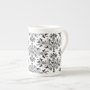 Marguerite et Feuille Vintage motif floral Mug