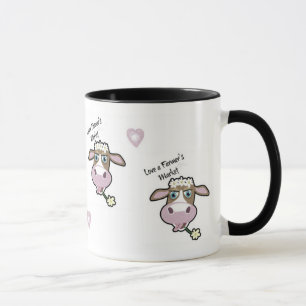 Marguerite, la vache, tasse du marché