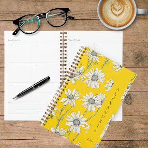 Marguerites jaunes et blanches ensoleillées