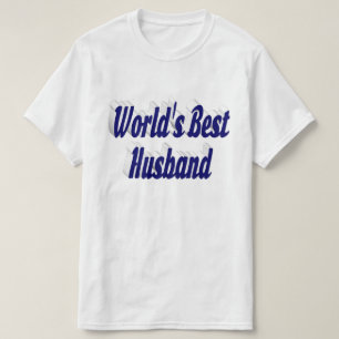 Mari avec le texte bleu foncé T-shirt