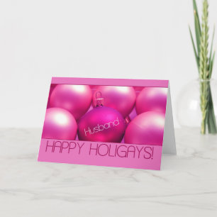 Mari - Carte Rose Happy Holigays