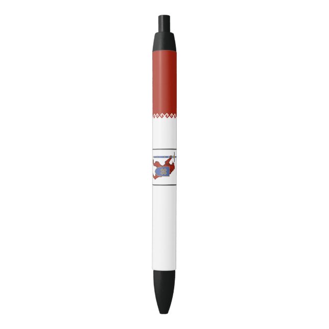 Mari El Flag Black Ink Pen (Front Vertical)
