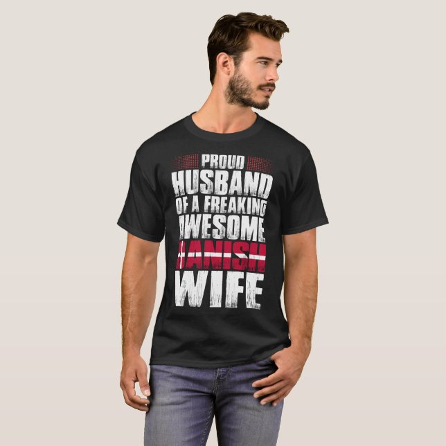 Mari fier de T-shirt danois impressionnant (Devant entier)