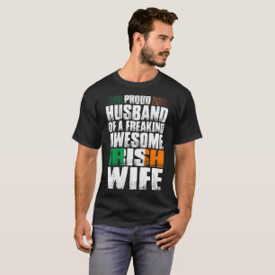 Mari fier de T-shirt irlandais impressionnant