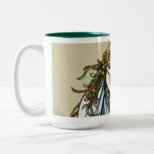 Mari Lwyd Two-Tone Coffee Mug