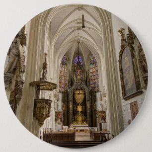 Maria Am Gestade, Wien Österreich 6 Inch Round Button