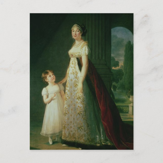 Maria Carolina Bonaparte, Queen of Naples Postcard (Front)