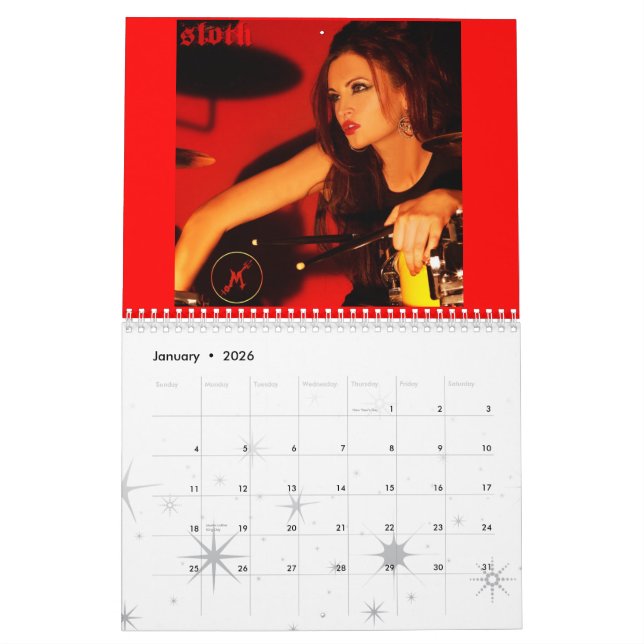 Maria Kanellis, Singer/Songwriter/Actress Calendar (Jan 2026)