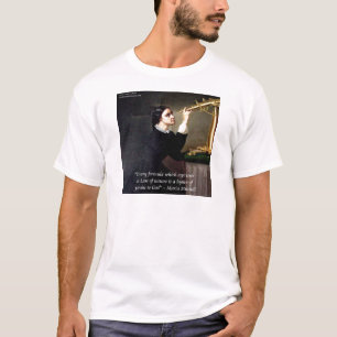 Maria Mitchell "Nature/God" Wisdom Quote T-Shirt
