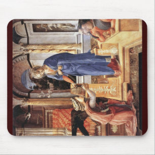 Maria Proclamation With DonorsBy Lippi Fra Filippo Mouse Pad