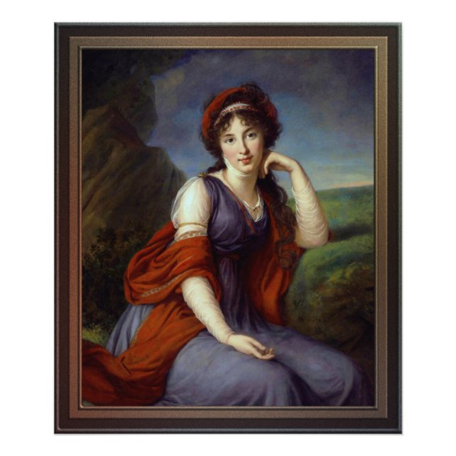 Maria Razumovskaya by Elisabeth-Louise Le Brun Photo Print (Front)