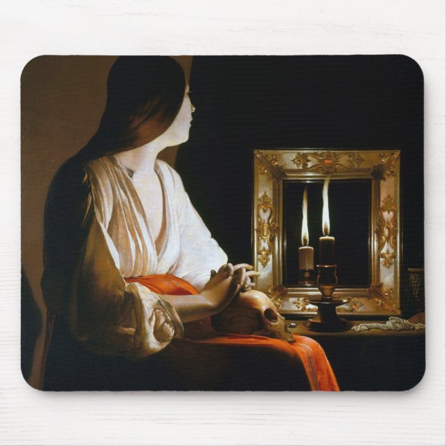 Maria Repenting, La Tour Mouse Pad (Front)