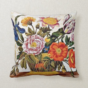Maria Sibylla Merian - From Der Raupen Wunderbare Throw Pillow