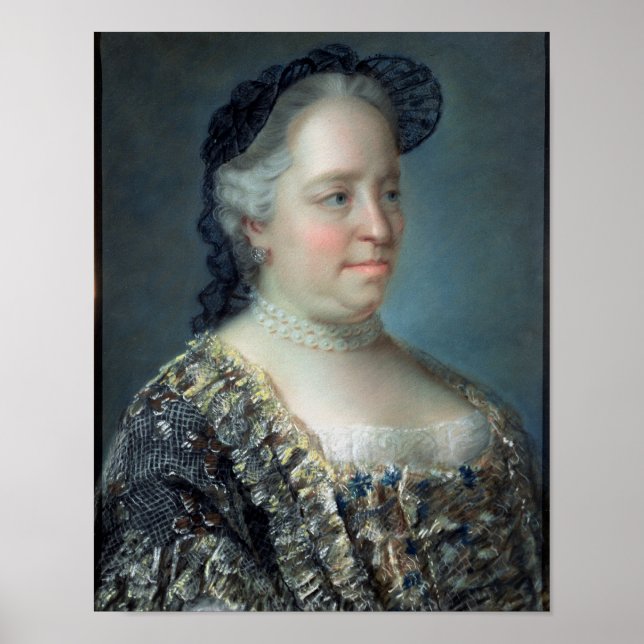 Maria Theresa, Empress of Austria, 1762 Poster (Front)
