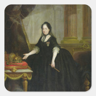 Maria Theresa  Empress of Austria Square Sticker