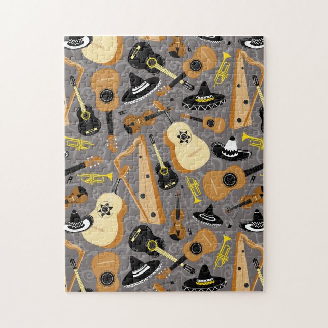 Mariachi Band Fun Jigsaw Puzzle (Vertical)