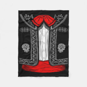 Mariachi Charro Mexican Cinco De Mayo Costume Fleece Blanket
