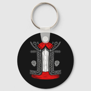Mariachi Charro Mexican Cinco De Mayo Costume  Keychain