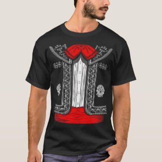 Mariachi Charro Mexican Cinco de Mayo Costume  T-Shirt