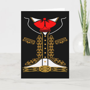 Mariachi Charro Mexican Costume For Cinco De Mayo Card