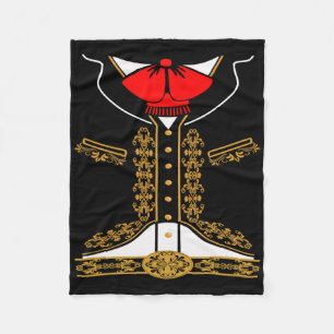 Mariachi Charro Mexican Costume For Cinco De Mayo  Fleece Blanket