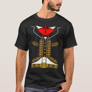 Mariachi Charro Mexican Costume For Cinco De Mayo  T-Shirt